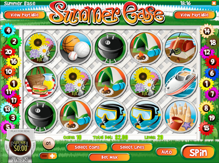 Игровое поле Summer Ease